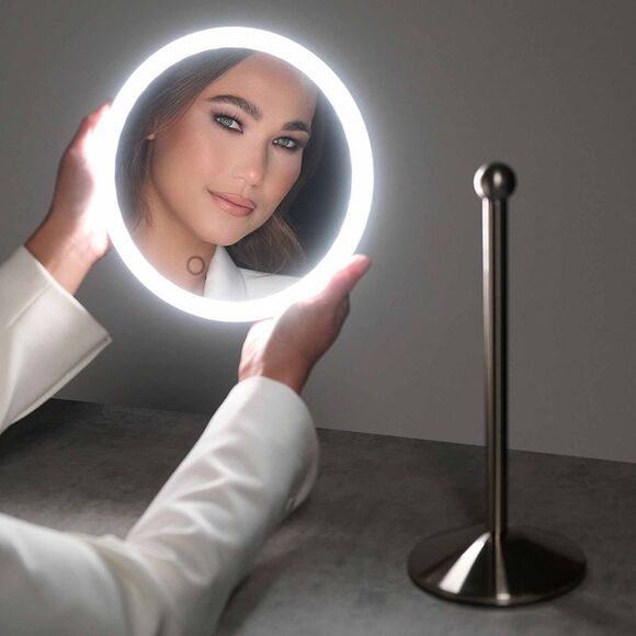 Ilios Lighting Rechargeable Table Mirror - 1x - Picture 3 of 4